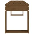 vidaXL Záhradná lavica medovohnedá 110x38x45 cm masívna borovica