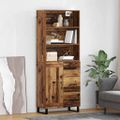 vidaXL Highboard 2 ks Staré drevo 69,5 x 34 x 180 cm