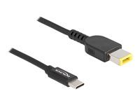 Elektrický kábel - USB-C (M) do jack DC 11 x 4,5 mm (M) - 20 V - 3 A - 1,5 m - čierna