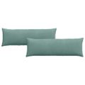 vidaXL Vankúše na pohovku 2 pcs Morská zelená 120 x 40 cm