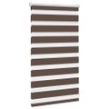 vidaXL Zebrová roleta 50,9x100 cm Šírka látky 46,7 cm, kávová