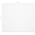 vidaXL Chránič na stôl priehľadný 90x90 cm 1,6 mm PVC