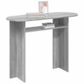 vidaXL Konzolový stôl Sivá sonoma 100 x 39,5 x 75 cm Kompozitné drevo