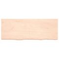 vidaXL Stolová doska 160x60x(2-6) cm neošetrený dubový masív
