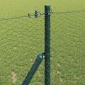 vidaXL Hexagonálny plotový základ 50 x 1,2 m PVC potiahnutá oceľ