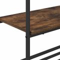 vidaXL Vešiak na oblečenie Dymová dub 60 x 30 x 171 cm