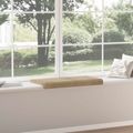 vidaXL Vankúš na lavičku Pl plush kord Sivohnedá Hĺbka 35 cm