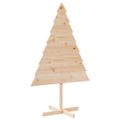 vidaXL Drevený vianočný stromček na dekoráciu 150 cm drevený masív