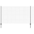 vidaXL Zvarené pletivo s podperami 10 x 1,4 m PVC potiahnutá oceľ Sivá