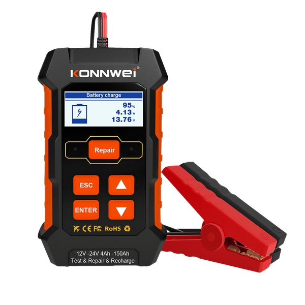 Tester a nabíjačka batérií KONNWEI KW520 3v1