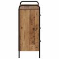 vidaXL Servírovacia skriňa Staré drevo 97 x 33 x 81 cm