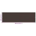 vidaXL Balkónová markíza hnedá 120x400 cm HDPE