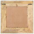vidaXL Zrkadlo 50x50 cm masívne mangovníkové drevo