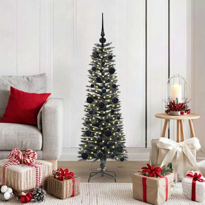 vidaXL Umelý vianočný stromček Zelená 120 cm PVC, plast a oceľ