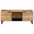 vidaXL Konferenčný stolík Hnedý 100x54x40 cm Masívne drevo Mango