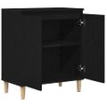 vidaXL Servírovacia skriňa Čierny dub 60 x 35 x 70 cm Kompozitné drevo