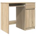 vidaXL Stôl dub sonoma 86x49x76 cm kompozitné drevo
