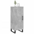 vidaXL Komoda betónovo sivá 34,5x34x90 cm spracované drevo