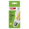 LED žiarovka Filament A70 / E27 / 18 W (150 W) / 2452 lm / neutrálna biela