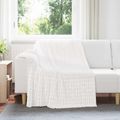 vidaXL Prikrývky na hodenie 6 ks Biela 200 x 150 cm 4.5 kg Flís