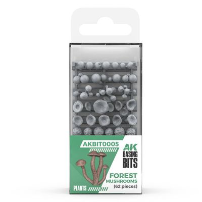 Dekorácia AK Interactive - Forest Mushrooms (62 ks)