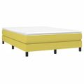 vidaXL Boxspring posteľ s matracom zelená 140x190 cm látka