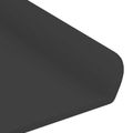 vidaXL Závesná polica 4 ks Čierny 40 x 8,5 x 2,5 cm Oceľ