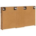vidaXL Set kabinetov do kúpeľne 3 ks 130 x 14,5 x 70 cm