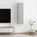 vidaXL | Nástenný TV kabinet | 2 pcs Betónová šedá 31 x 30 x 60 cm