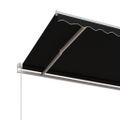 vidaXL Automaticky zaťahovacia markíza 450x350 cm antracitová