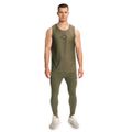 Pánske legíny Combat Olive Grey - GymBeam, veľkosť M