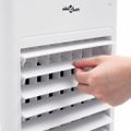 vidaXL Mobilný ochladzovač vzduchu 3-v-1, bielo čierny 61x31x27mm 65 W