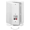 vidaXL Nástenné stereo reproduktory do interiéru a exteriéru 2 ks biele 120 W