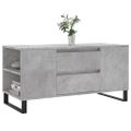 vidaXL Konferenčný stolík betónovosivý 102x44,5x50 cm kompozitné drevo