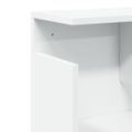 vidaXL Nástenná skrinka 80x20x30 cm biela kompozitné drevo