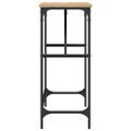 vidaXL Konzolový stolík dub sonoma 100x32x75 cm kompozitné drevo