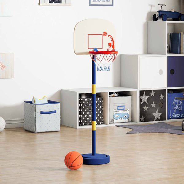 VidaXL Basketbalový stojan s loptou a pumpou nastaviteľná výška