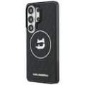 Puzdro Karl Lagerfeld IML Repeated Choupette MagSafe pre Samsung Galaxy S26 Ultra čierne