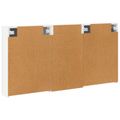 vidaXL Set kabinetov do kúpeľne 3 ks 140 x 14,5 x 70 cm