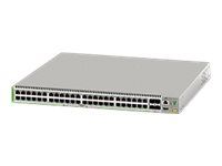 Přepínač - řízený - 48 x 10/100/1000 (PoE+) + 4 x gigabitů SFP - desktop, Lze montovat do rozvaděče, pro připevnění na zeď - PoE+ (370 W)