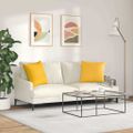 vidaXL Vankúše na pohovku 2 pcs Svetložltá 50 x 50 cm