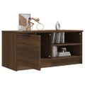 vidaXL TV skrinka hnedý dub 80x35x36,5 cm spracované drevo