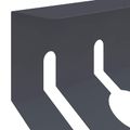 vidaXL Úložný box na káble pod stôl 2 ks Antracitová