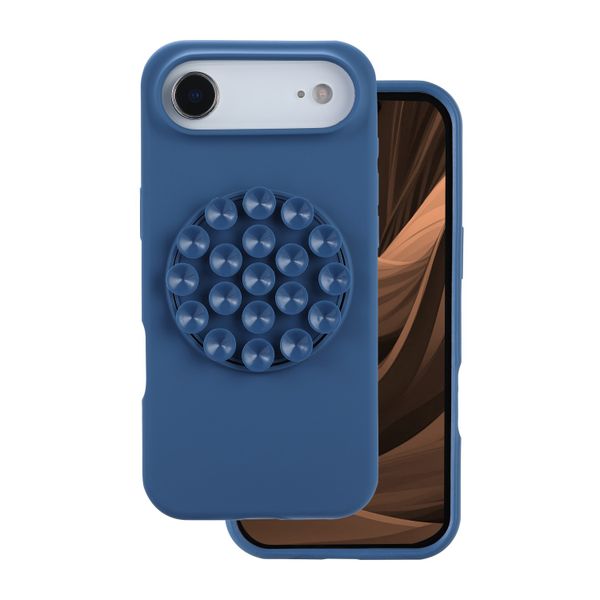 Puzdro Silicone Stick pre iPhone 17 Pro Max 6,9" modrá