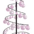 vidaXL LED vianočný stromček s ozdobami 100 LED teplá biela 150 cm