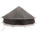 vidaXL Tipi stan 12-miestny Hnedá Šedá Polyester a oceľ