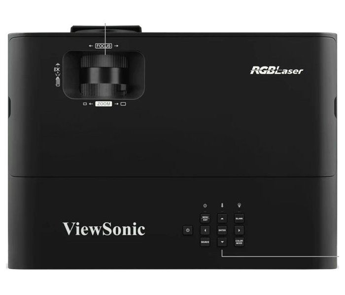 ViewSonic LX720-4K RGB 4K, Laser Phosphor system, TR 1.125-1.463, 1.3x zoom, HDMI x2, 10W SPK x1, BT, WiFi, Google TV Projektor, 4K UHD 3840×2160, RGB laser, 2000 ANSI lm, HDR, Google TV, Netflix, 1ms, HDMI 2.0, Wi-Fi 5GHz, 10W repro, cerný