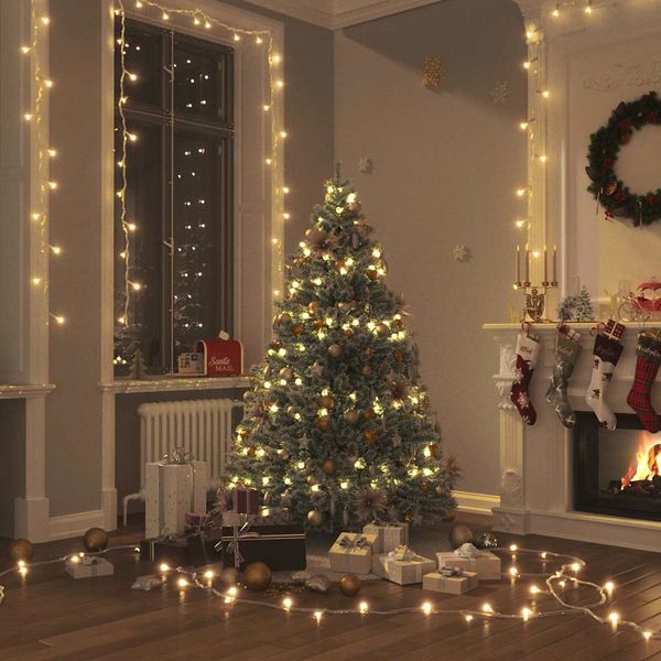 vidaXL LED reťaz s 2000 LED diódami teplá biela 200 m PVC