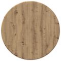 vidaXL Vrchná doska Ø 30 x 1,5 cm Okrúhly Kompozitné drevo Dub artisan
