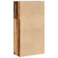 vidaXL Knižnica staré drevo 60x30x114 cm kompozitné drevo